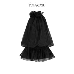 Thumbnail TUBYCATU | Áo Lily (Không kèm quần) chất liệu vải organza đính hoa màu Nude / Beige/ White/ Black 4