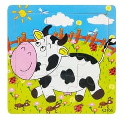 Thumbnail Tranh ghép hình Việt Hà 9 mảnh in hình ngộ nghĩnh cho bé kích thước 15cm x 15 cm 3