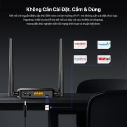 Thumbnail Bộ Phát WiFi Tenda 4G05 Chuẩn N Tốc Độ 300Mbps Dùng Sim 4G/3G Dùng Cho Ôto Và Nơi Không Có Internet 2