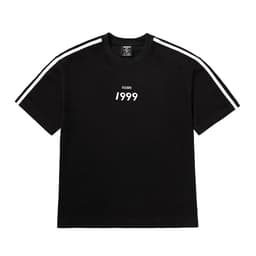 Thumbnail Áo thun Form rộng NOAM Triple Stripes Unisex 100% Cotton - Màu đen/trắng/xanh 3