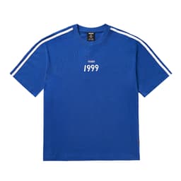 Thumbnail Áo thun Form rộng NOAM Triple Stripes Unisex 100% Cotton - Màu đen/trắng/xanh 4