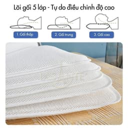 Thumbnail Lõi gối Multi - layer Cooling 6D Massage Lasante 2