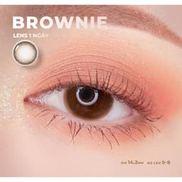 Thumbnail Lens 1 ngày màu có độ cận gồm 2 màu nâu & xám siêu ẩm nhãn hiệu Angel Eyes Hàn Quốc - Đường kính 14.2mm - Độ cận 0-8 2
