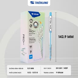 Thumbnail Combo 5/10/20 Bút bi Thiên Long Pro 027 TL-105 - Bút bi 3 màu mực, thân bút pastel thời trang 4
