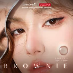 Thumbnail Lens 1 ngày màu có độ cận gồm 2 màu nâu & xám siêu ẩm nhãn hiệu Angel Eyes Hàn Quốc - Đường kính 14.2mm - Độ cận 0-8 1