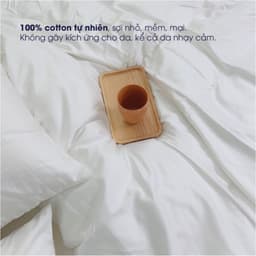 Thumbnail Ga giường Changmi Bedding 100% Cotton Sateen trắng trơn 400 sợi. Tiêu chuẩn khách sạn 1