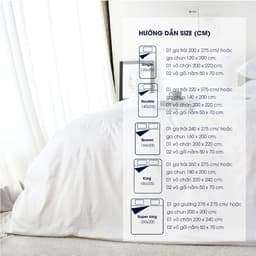 Thumbnail Ga giường Changmi Bedding 100% Cotton Sateen trắng trơn 400 sợi. Tiêu chuẩn khách sạn 4