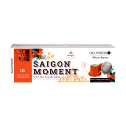 Thumbnail Cà Phê Viên Nén NHỎ Delipresso Capsules phù hợp máy Nespresso hộp 10 viên x 6g tiện lợi, Phương Vy Coffee 2