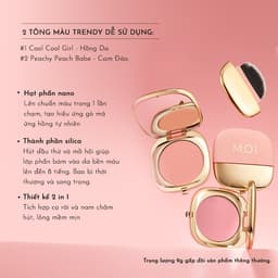 Thumbnail Phấn má hồng siêu mịn ửng hồng tự nhiên MOI phiên bản giới hạn 9g 3