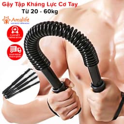 Thumbnail Thanh Lò Xo Bẻ Tập Cơ Tay Ngực Vai Gậy Bẻ Lò Xo Đàn Hồi Kháng Lực 5kg 10kg 20kg 30kg 40kg 50kg 60kg Thể Dục Hãng Amalife 1