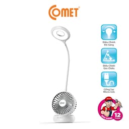 Thumbnail Đèn bàn sạc led COMET CT176 4W kiêm Quạt sạc 4W, tổng công suất 8W 2