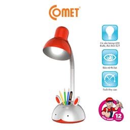 Thumbnail Đèn Bàn Học Sinh Comet CT411 Nhựa ABS, Đui Đèn E27, Thiết Kế Đa Dụng Bắt Mắt, Có Ngăn Đựng Bút ( Đã bao gồm bóng 5W) 2