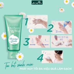 Thumbnail Sữa Rửa Mặt Senka Dưỡng Trắng, Chống Lão Hóa, Ngừa Mụn - Senka Perfect Whip Beauty Foam 100g/120g 1