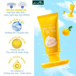 Thumbnail Sữa Rửa Mặt Senka Dưỡng Trắng, Chống Lão Hóa, Ngừa Mụn - Senka Perfect Whip Beauty Foam 100g/120g 2
