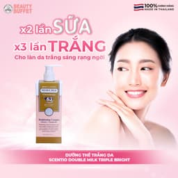 Thumbnail Combo 2 Dưỡng thể dưỡng trắng da toàn thân Scentio Double Milk Triple Bright Body Lotion 250ml 2