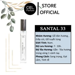 Thumbnail Nước hoa nam cao cấp CL Santal 33 Edp chính hãng CIEL Parfum phong cách Sang trọng, gợi cảm, tinh tế 2