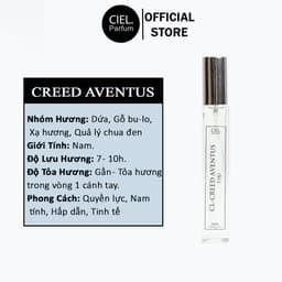Thumbnail Nước hoa nam cao cấp CL CREED AVENTUS Edp chính hãng CIEL Parfum phong cách quyền lực, nam tính, hấp dẫn, tinh tế 2