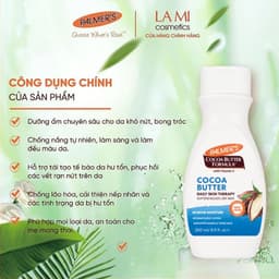 Thumbnail Sữa dưỡng thể mềm mịn cho da khô Bơ Cacao Palmer's 250ml 3