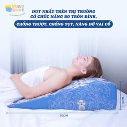 Thumbnail Gối Chống Trào Ngược Dạ Dày Người Lớn Yorokobi Chính Hãng (Duy nhất bo tròn chống trượt) 1