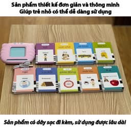 Thumbnail Máy Đọc Thẻ Flashcard Anh -Việt 3 Chế Độ Đọc: Song Ngữ Anh-Việt, Tiếng Việt, Tiếng Anh Kèm Phát Nhạc 1