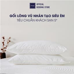 Thumbnail Gối lông vũ nhân tạo Microfiber Changmi Bedding siêu êm tiêu chuẩn khách sạn 5 sao - 1 chiếc 1