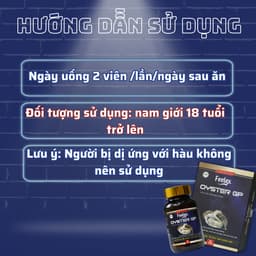 Thumbnail Tinh chất hàu biển Feelex Oyster GP tăng cường sức khỏe sinh lý nam giới - Hộp 60v 3