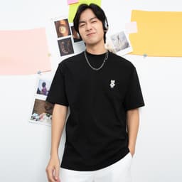 Thumbnail Áo thun Form rộng NOAM Teeny Homies Unisex 100% Cotton - Màu trắng/đen/be/hồng/tím/pastel/xanh lá 3