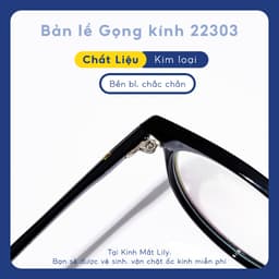 Thumbnail Gọng kính tròn chất liệu nhựa dẻo phụ kiện thời trang nữ Lilyeyewear 22303 nhiều màu 2