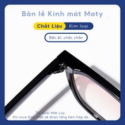 Thumbnail Kính mát nam nữ LILYEYEWEAR mắt vuông chống UV400 nhựa cao cấp thời trang BST Hè Ma23ty 2