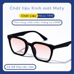 Thumbnail Kính mát nam nữ LILYEYEWEAR mắt vuông chống UV400 nhựa cao cấp thời trang BST Hè Ma23ty 3