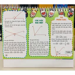 Thumbnail Sách - Bộ tổng hợp công thức Toán THCS 3