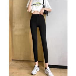 Thumbnail Quần legging nữ cạp cao có túi chất liệu umi co giãn 4 chiều - Loza LQ103200 4