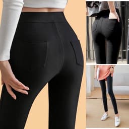 Thumbnail Quần legging nữ cạp cao có túi chất liệu umi co giãn 4 chiều - Loza LQ103200 1