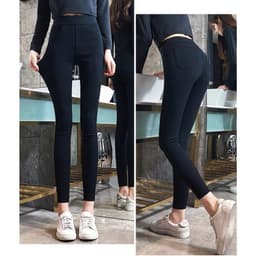 Thumbnail Quần legging nữ cạp cao có túi chất liệu umi co giãn 4 chiều - Loza LQ103200 3