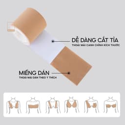Thumbnail Băng keo thời trang dán ngực, miếng dán kéo ngực, nâng ngực đa năng BOM SISTER PK0425 3