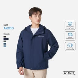 Thumbnail Áo Khoác Nam AVIANO Cao Cấp Chống Nước,Chống Gió, Kháng Bụi Tốt, Chống Nắng.Áo Khoác Gió Nam Có Mũ 2 Lớp 4