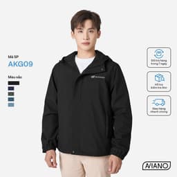 Thumbnail Áo Khoác Nam AVIANO Cao Cấp Chống Nước,Chống Gió, Kháng Bụi Tốt, Chống Nắng.Áo Khoác Gió Nam Có Mũ 2 Lớp 1