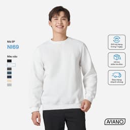 Thumbnail Áo Nỉ Nam Thời Trang Trẻ Trung Chất Vải Co Dãn AVIANO 3