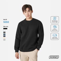 Thumbnail Áo Nỉ Nam Thời Trang Trẻ Trung Chất Vải Co Dãn AVIANO 4
