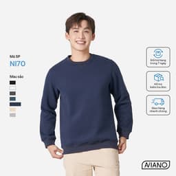 Thumbnail Áo Nỉ Nam Thời Trang Trẻ Trung Chất Vải Co Dãn AVIANO 2