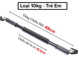 Thumbnail Gậy Bẻ Lò Xo 10kg Cho Các Bé 5 - 11 Tuổi  Tập Thể Thao Thể Dục Tại Nhà, Thanh Lò Xo Đàn Hồi Kháng Lực 10kg Hãng Amalife 1