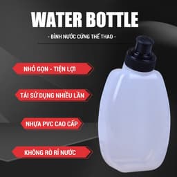 Thumbnail Bình Nước Nhựa Cứng Thể Thao 280ml, Bình Đựng Nước Chạy Bộ Nhỏ Gọn Nắp Van Phụt Nước Chính Hãng Amalife 4