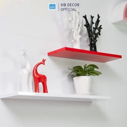 Thumbnail Kệ Thanh Ngang Gỗ Chống Ẩm, Sơn Phủ Bóng 2K Đẹp SIB Decor 3
