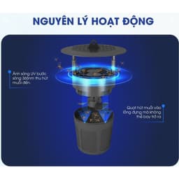 Thumbnail Đèn bắt muỗi Rạng Đông công suất 5W không gây tiếng ồn, không tạo mùi khét, tiện lợi dễ sử dụng 2