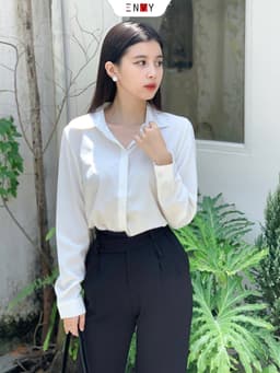 Thumbnail Áo sơ mi nữ truyền thống ENVY - S0095 1