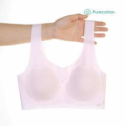 Thumbnail Combo 2 áo lá học sinh không viền Purecotton chất liệu cotton cao cấp Beauty Light Bra 1