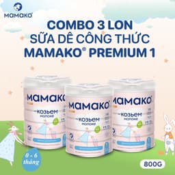 Thumbnail Sữa Dê Công Thức MAMAKO Premium 1 - 800g COMBO 3 LON 3