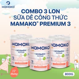 Thumbnail COMBO 3 LON Sữa Dê Công Thức MAMAKO Premium Số 3 - 800g 4