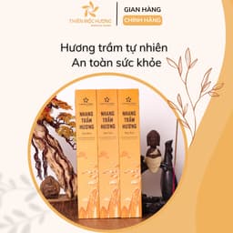 Thumbnail Nhang trầm hương loại 12 năm tích trầm Thiên Mộc Hương hương trầm dịu ngọt dài 30cm, 85gram 3