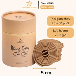 Thumbnail Nhang khoanh trầm hương sạch xông nhà, hương vòng thơm dịu nhẹ THIÊN MỘC HƯƠNG hộp 40 khoanh 3